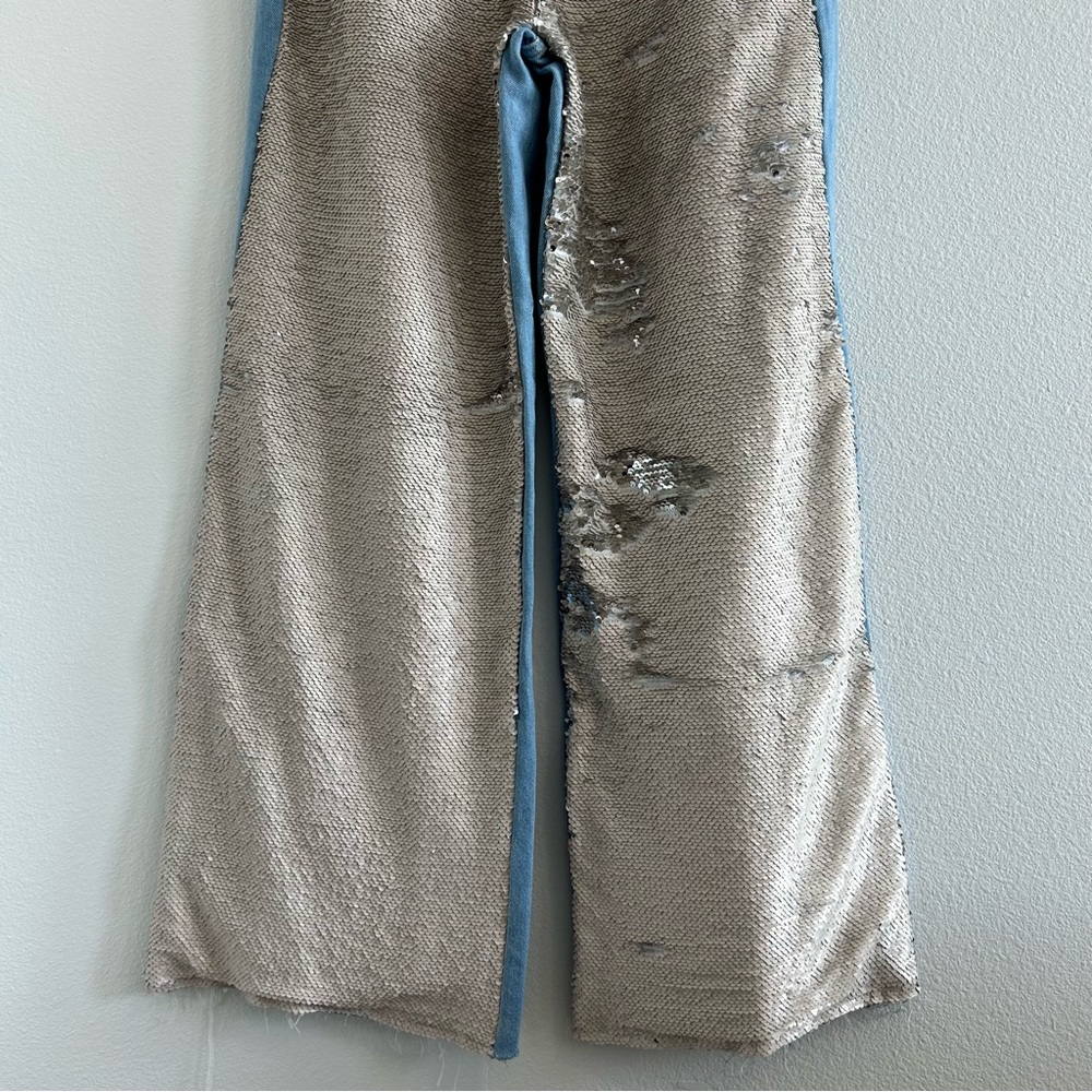 Pilcro Sequin High-Rise Wide-Leg Skater Jeans - Picture 5 of 9